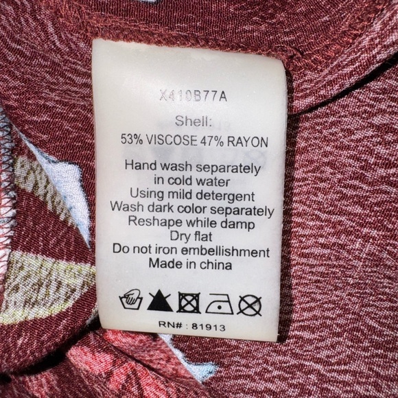 Anthropologie Plenty By Tracy Reese Aleah Floral Faux Wrap Dress Size M EUC - Picture 13 of 15